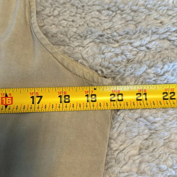 Bella Dahl Tarsha Cross Back Jumpsuit NWOT Small Olive Tie Waist Trim Detail - Picture 12 of 15